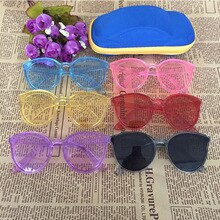 Leuke kat eye kinderen zonnebril kids meisjes jongens peuter zonnebril oculos de sol infantil