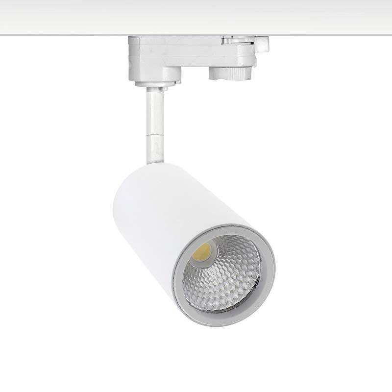 Foco carril Monofásico mini CRONOLUX RAIL LED blanco 9W, Blanco cálido