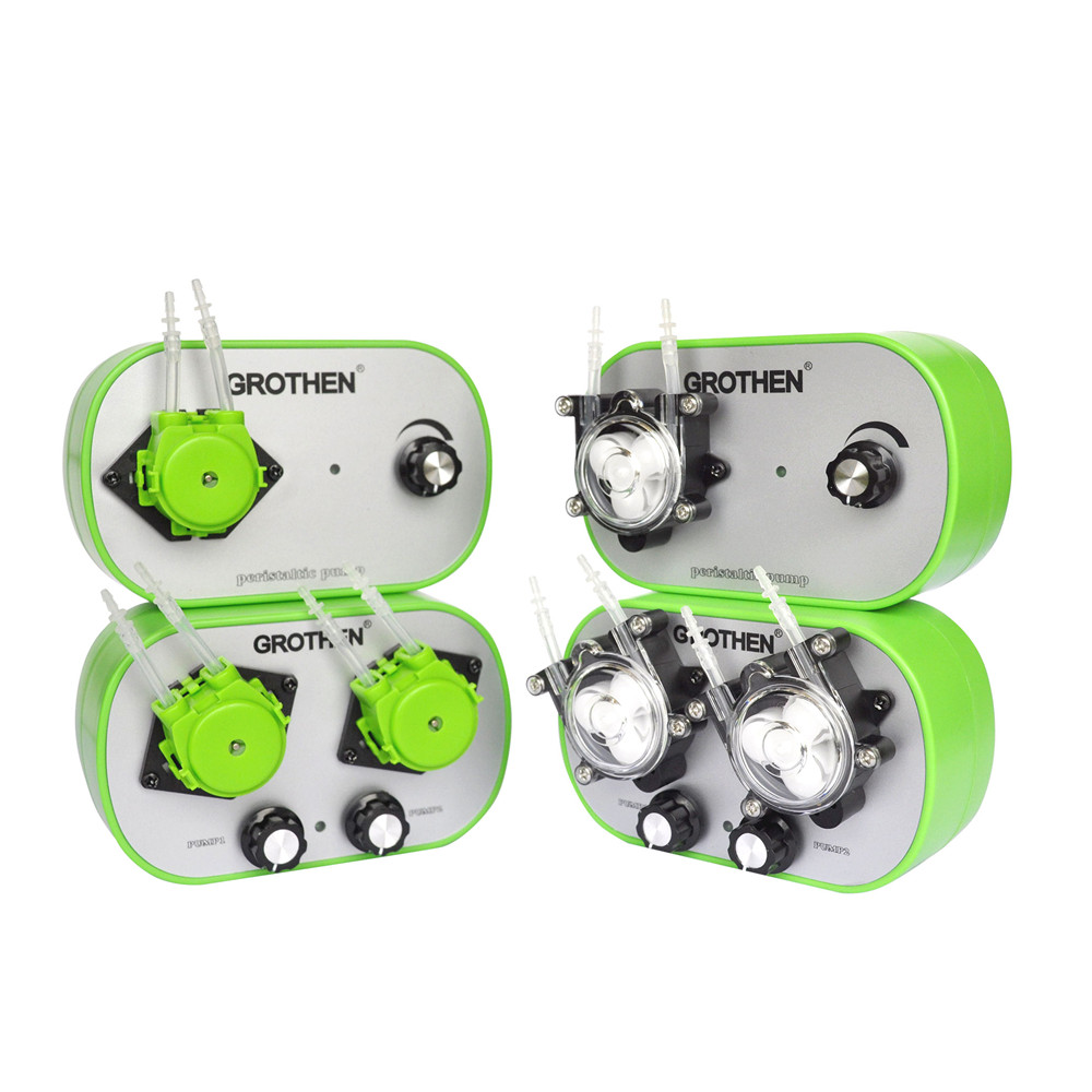 Peristaltic Pump Dosing Pump Flow Rate Adjustable, Easy Use GROTHEN 4ml/min to120 ml/min G628-1