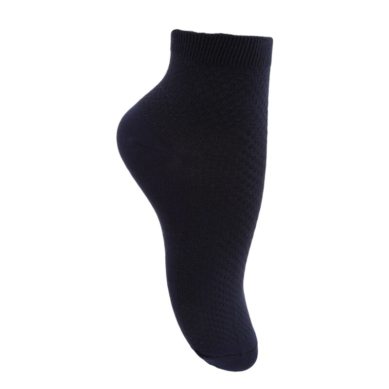 1 par de calcetines de fibra de bambú de para hombre, calcetines de compresión desodorantes transpirables de negocios: navy blue