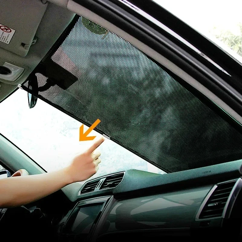 Auto Auto Versenkbare Sonnenschutz Schutz Sonnenschirm Frontscheibe Sonnenschirm Abdeckung Vorhänge Innen Windschutzscheibe Schutz Zubehör