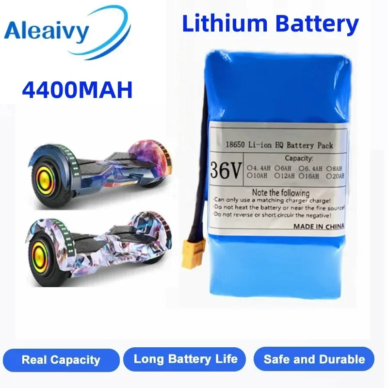 upgrade 36V 4400mAh 10s2p Lithium Oplaadbare Batterij, True voor Elektrische zelfbalancerende Scooter HoverBoard Eenwieler