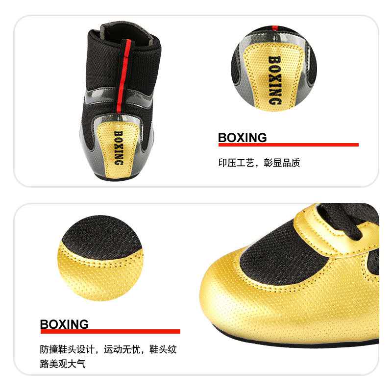 Men Yonth Wrestling Boxing Shoes Breathable Anti Slip Sport Training Sneakers Fighting Boots for Men Boxing Trainer