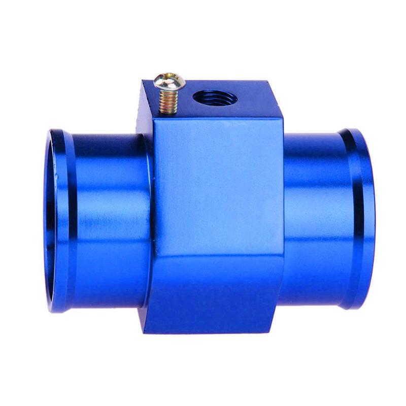 Blue Universal Car Auto Blue Water Temperature Temp Sensor Gauge Joint Pipe Radiator Hose Car Meter Tube Connector Adapter Kit