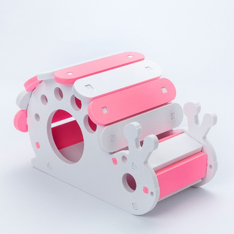 Hamster Wooden Hideout House DIY Hideaway Hut Snai Grandado