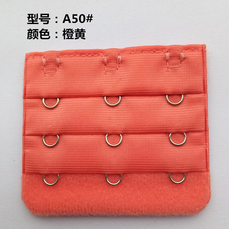 Extensores de sujetador de acero inoxidable para mujer, 3 filas * 3 hebillas, ganchos, hebilla de extensión de ropa interior, accesorios íntimos, 2 unids/lote: Style 22