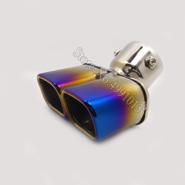 For Land Rover FREELANDER 2 car stickers muffler exterior end pipe dedicate exhaust tip tail outlet ornament 1pcs: B0015Ba73