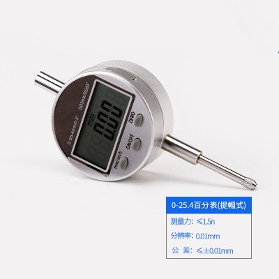 0-12.7mm/0.5" 0-25.4mm/1" Gauge Digital Dial indicator digital indicator micrometer 0.01mm/0.0005" use 3V battery Precision Tool: 0-25.4mmx0.01mm