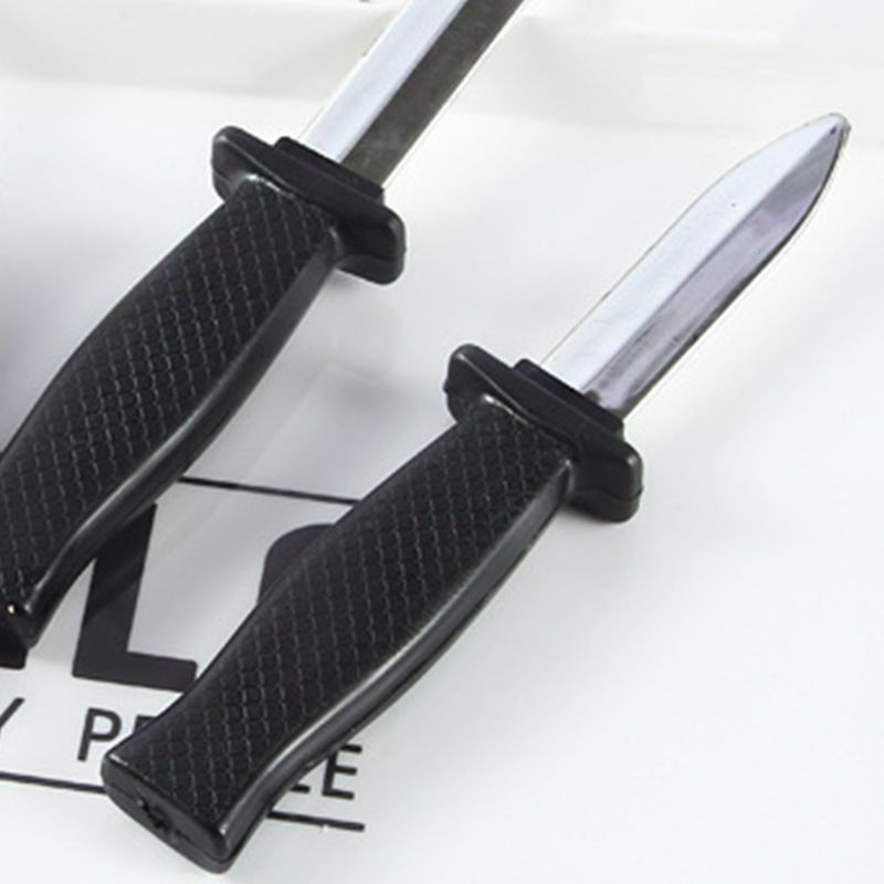 Impreza z okazji Halloween figlarne zabawki symulacja plastikowa sprężyna chowany fałszywy nóż