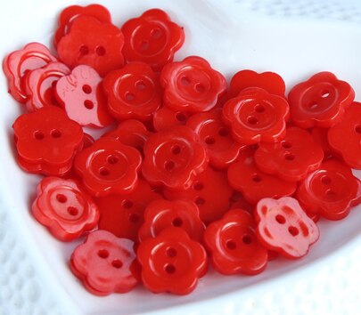 100 stks/partij Maat: 13mm Snoep Cartoon Bloem Knoppen voor Craft Baby Kinderkleding Knop Handgemaakte Scrapbooking Decoratie (ss-568): Dull