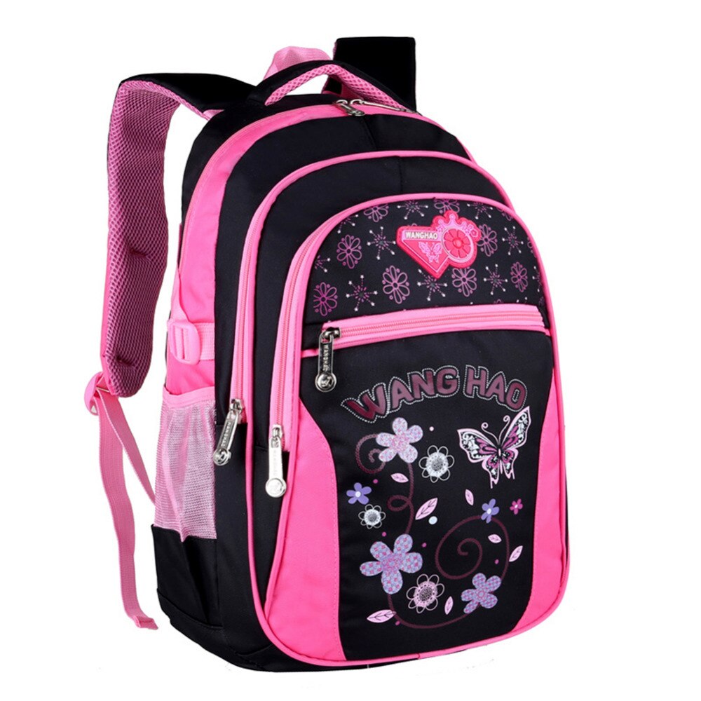 Children School Bags for Girls Lovely Butterfly Printing Backpack Waterproof Kids Shoulder Book Bag pack mochila 2 sizes