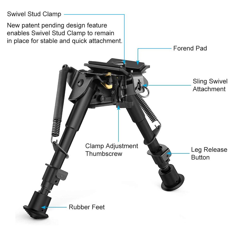 Naugelf 6-9 Inch Telescopische Slinger Hoofd Beugel Ondersteuning Frame 20 Mm Beugel Statief Inbouwen Accessoires Blaster