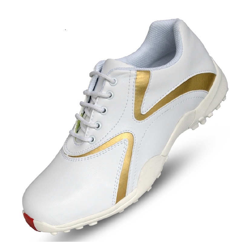 Authentic Mens Golf Shoes Waterproof Steady Men'S Breathable Sneakers Lightweight Skidproof Sports Training Shoes D0601: 6.5