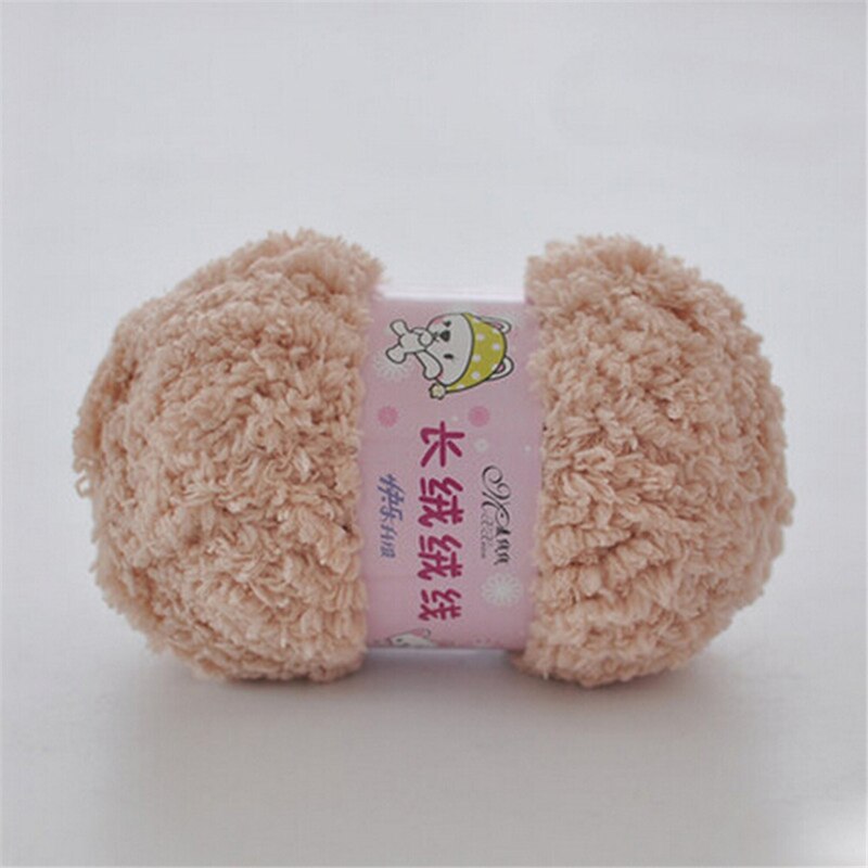Soft Smooth Baby Wool Yarn Knitting Velvet Yarn Thick Fiber Cotton Crochet Yarn Hand Knitting Cashmere Yarn Thread: 671933