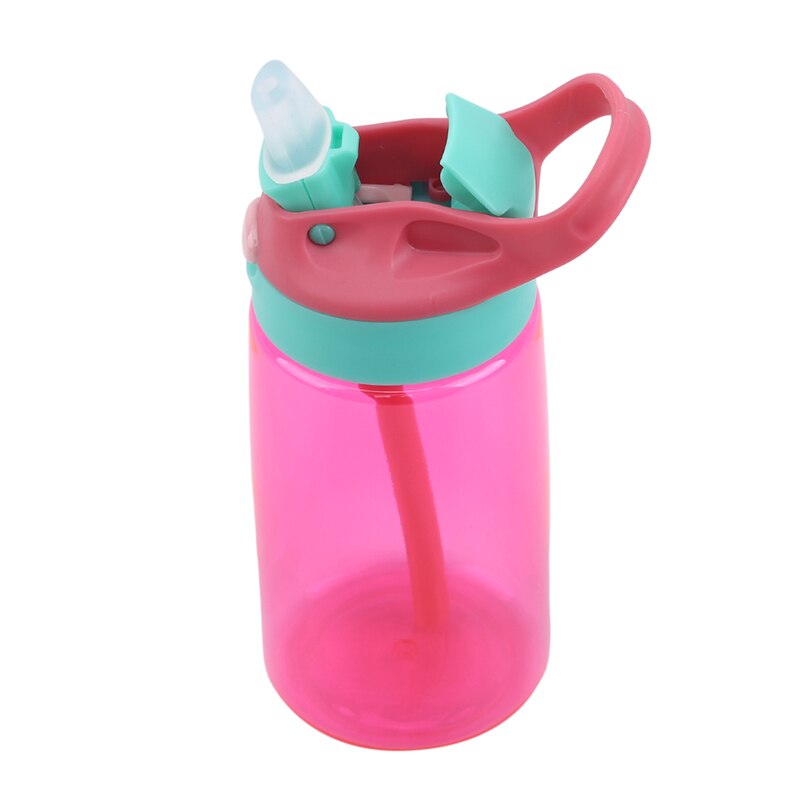 Bébé bouteilles d'eau infantile -né tasse enfants apprennent alimentation paille jus bouteille pour enfants: watermelon red