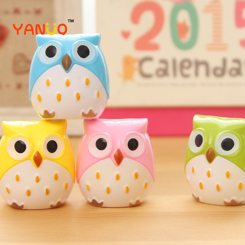 Owl Cute Double Hole Sharpener Cartoon Pencil Sharpener Charity Primary School