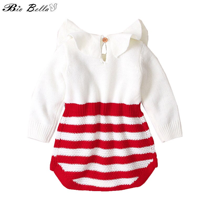 Infant Boy Girl Sweater Knitted Baby Bodysuit Style Newborn 0-24 Months Long Sleeve Overalls Birthday Baptism Outfits Baby