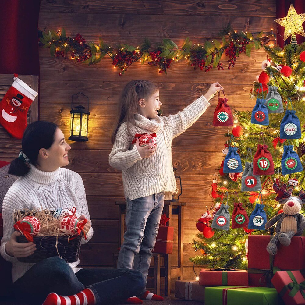 Kerst snoepzak vulling kous hangende decoratie huis kerst advent