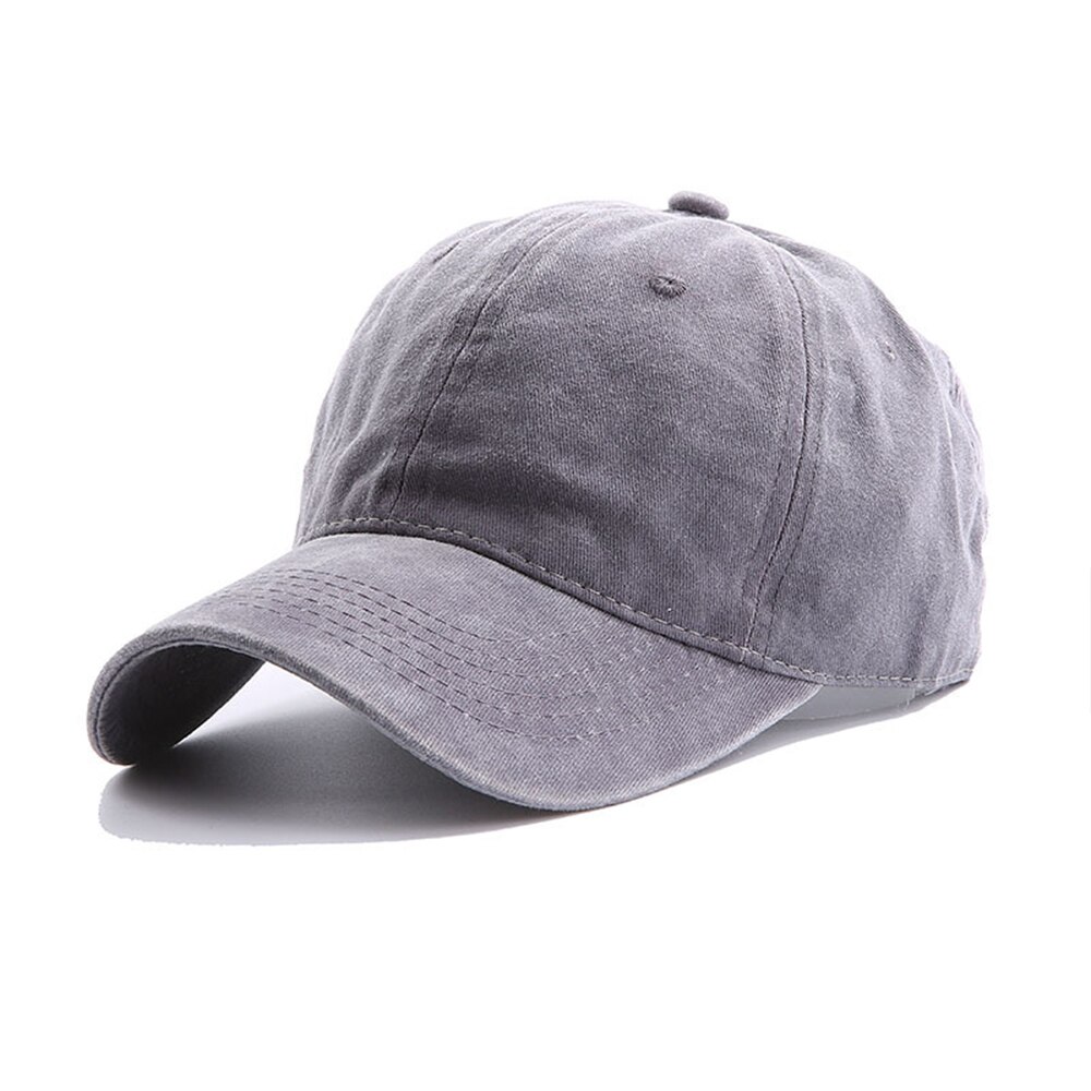 Berretto da Baseball da uomo di marca di moda cappello da donna Gorra Cap Street Hip Caps cappelli in pelle scamosciata per donna berretto da Baseball grigio nero: 10