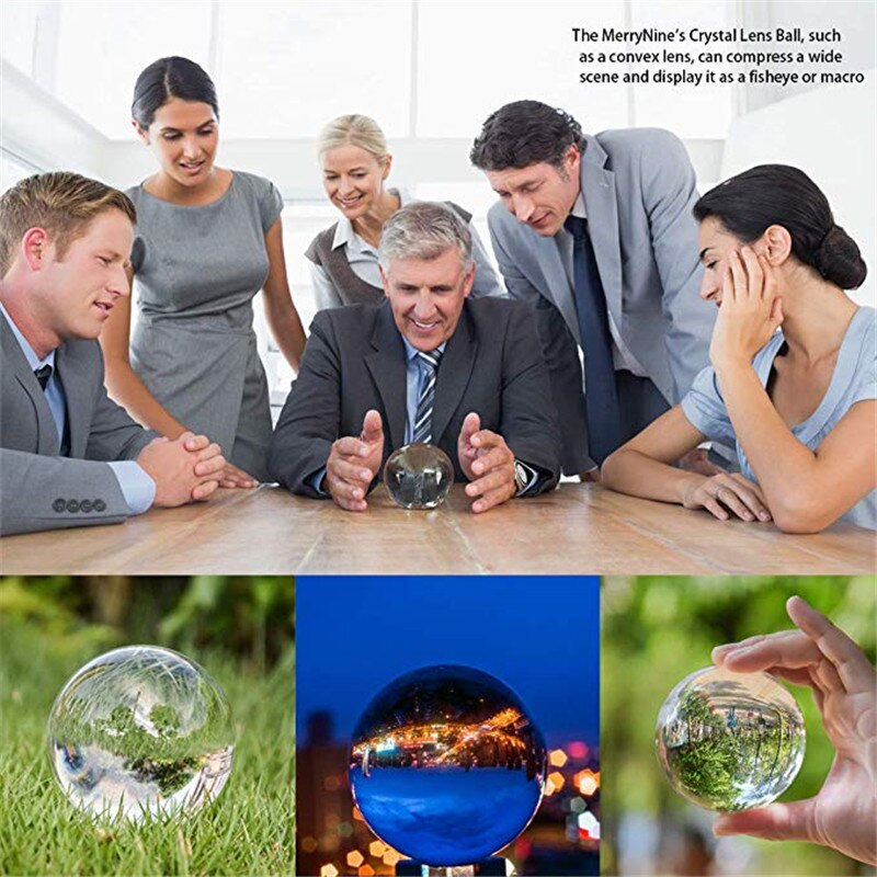 Magisk fotografering krystallglass rekvisitter utstyr fengshui krystall til omvendt bilde ta bilde bord hjem dekor geomancer