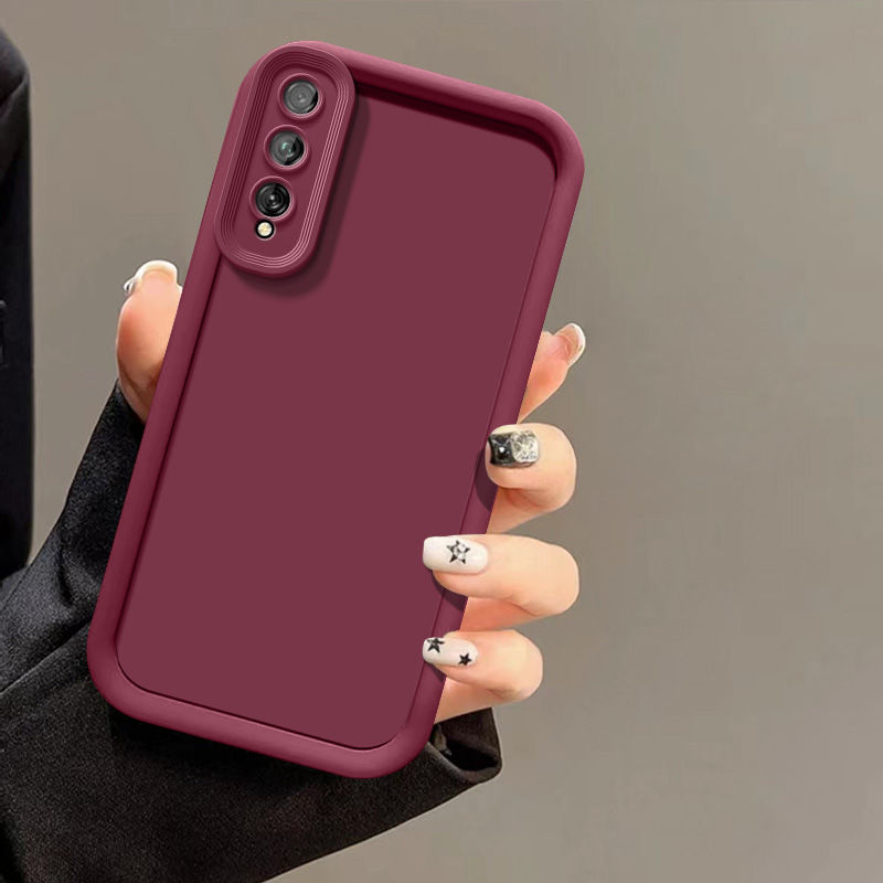 Hoesje voor huawei  y8p, huawei p smart s telefoonhoesje, complete set, matte, anti-aanbak, zachte beschermhoes: Aluminium / Hemelsblauw