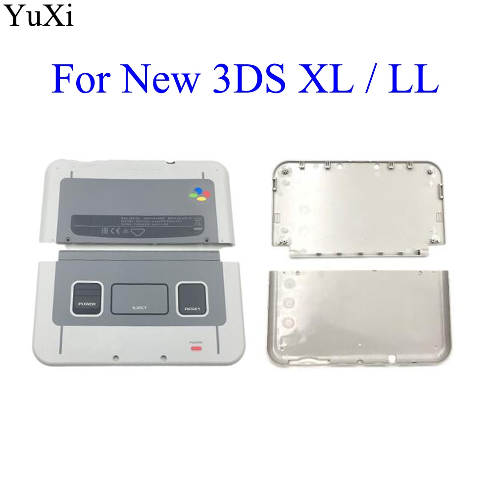 Yuxi Voor Nintendo 3 Dsll Xl Snes Limited Edition Front Back Faceplate Behuizing Shell Case Voor New3DSXL Ll