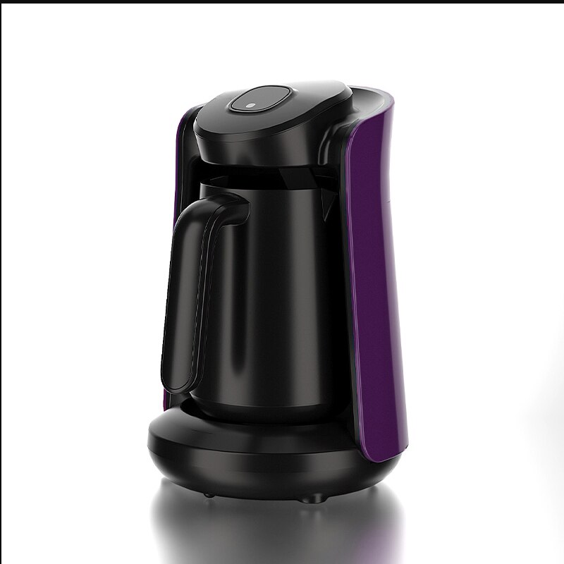 Cafetera eléctrica inalámbrica automática de 400W, máquina de Café Moka de grado alimenticio, hervidor portátil de viaje, 220V: Purple