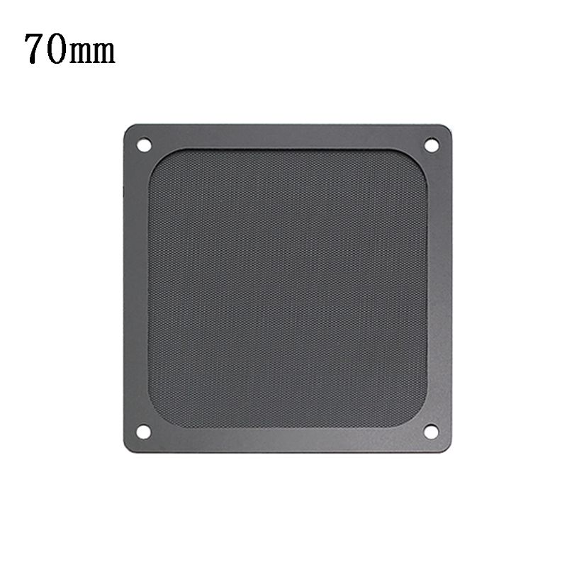 Filtro antipolvere magnetico coperchio della ventola a rete antipolvere protezione della griglia della rete con foro per PC accessori per ventola di raffreddamento della custodia del Computer: 70x70mm