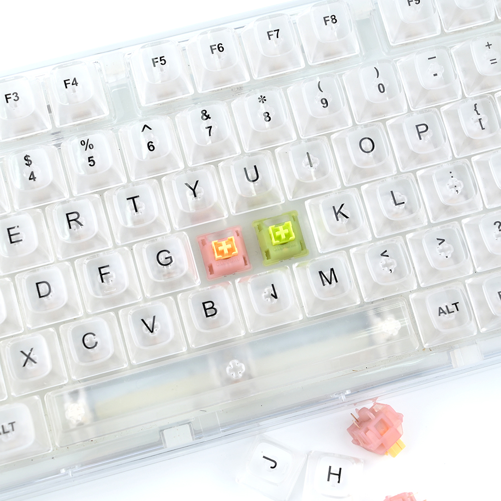 Outemu Silent Peach V3 Switches Lubed Update Silent Lemon V3 Switch Mechanical Keyboard Linear Tactile 5Pin Custom -swap DIY