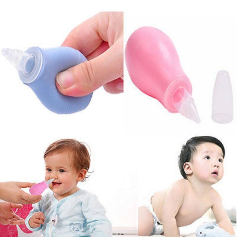 Newborn Silicone Baby Safely Nose Aspirator Toddler Nose Cleaner Infant Snot Vacuum Sucker Soft Tip Cleaner Baby Care Products