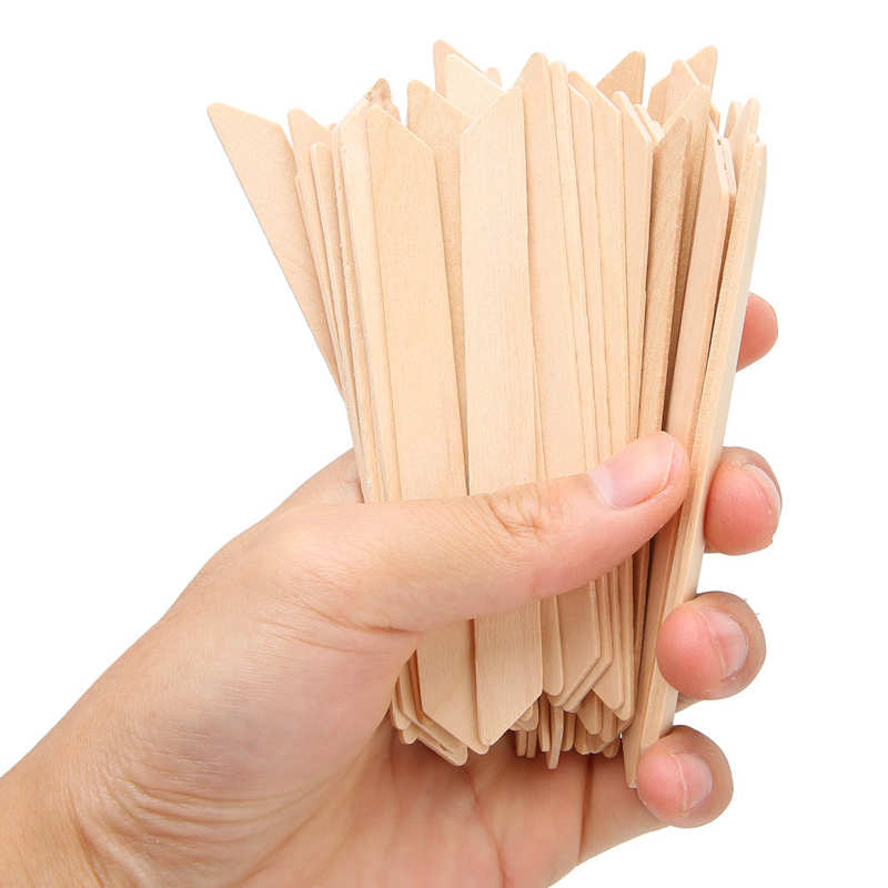 Wooden Wax Stick Wax Spatulas Applicator Wood Waxing Applicator Sticks Leg Arm Facial Hair Removal Tool Wax Applicator