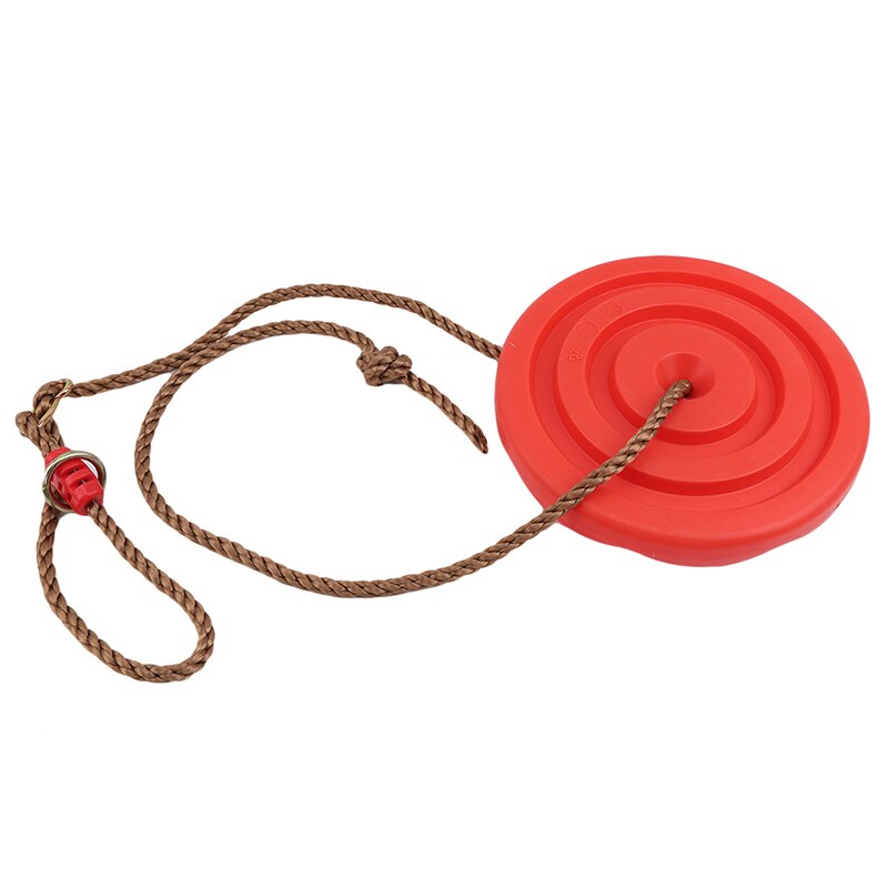 1pc -stil plast huske for barn plast huske for hage lekeplass camping leker tre farger valgfritt: Rød