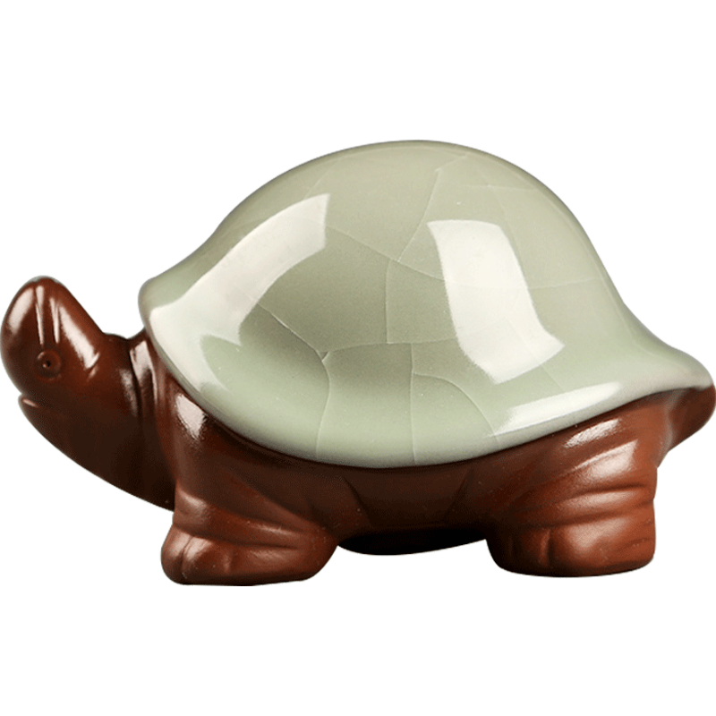 Kreative Schildkröte Tee Haustier Kann Eigene Tee einstellen Zisha Kleine Mönch Ornamente
