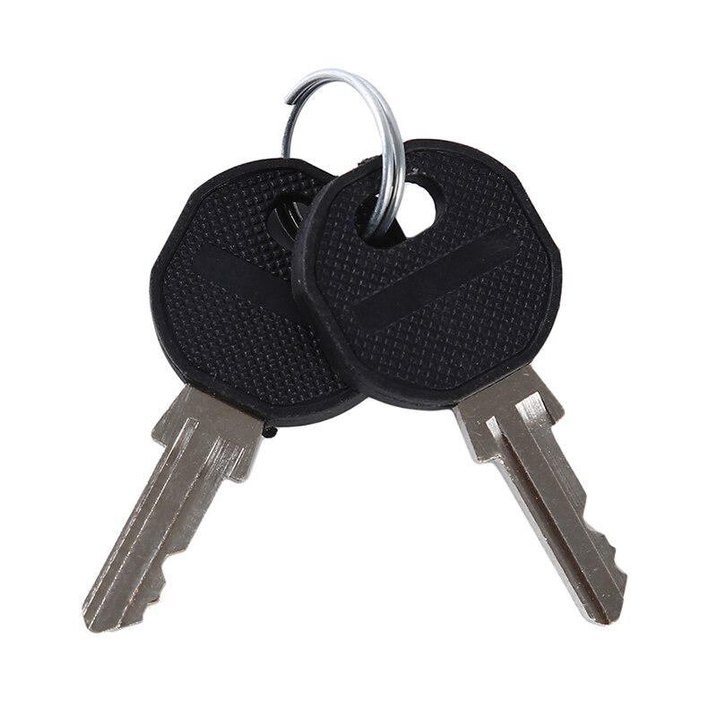 Cerradura de pasador de enganche de remolque resistente de 5/8 "Núcleo de cerradura de flor de ciruelo 2 llaves y tapa de goma para receptor de enganche de clase III, IV, V