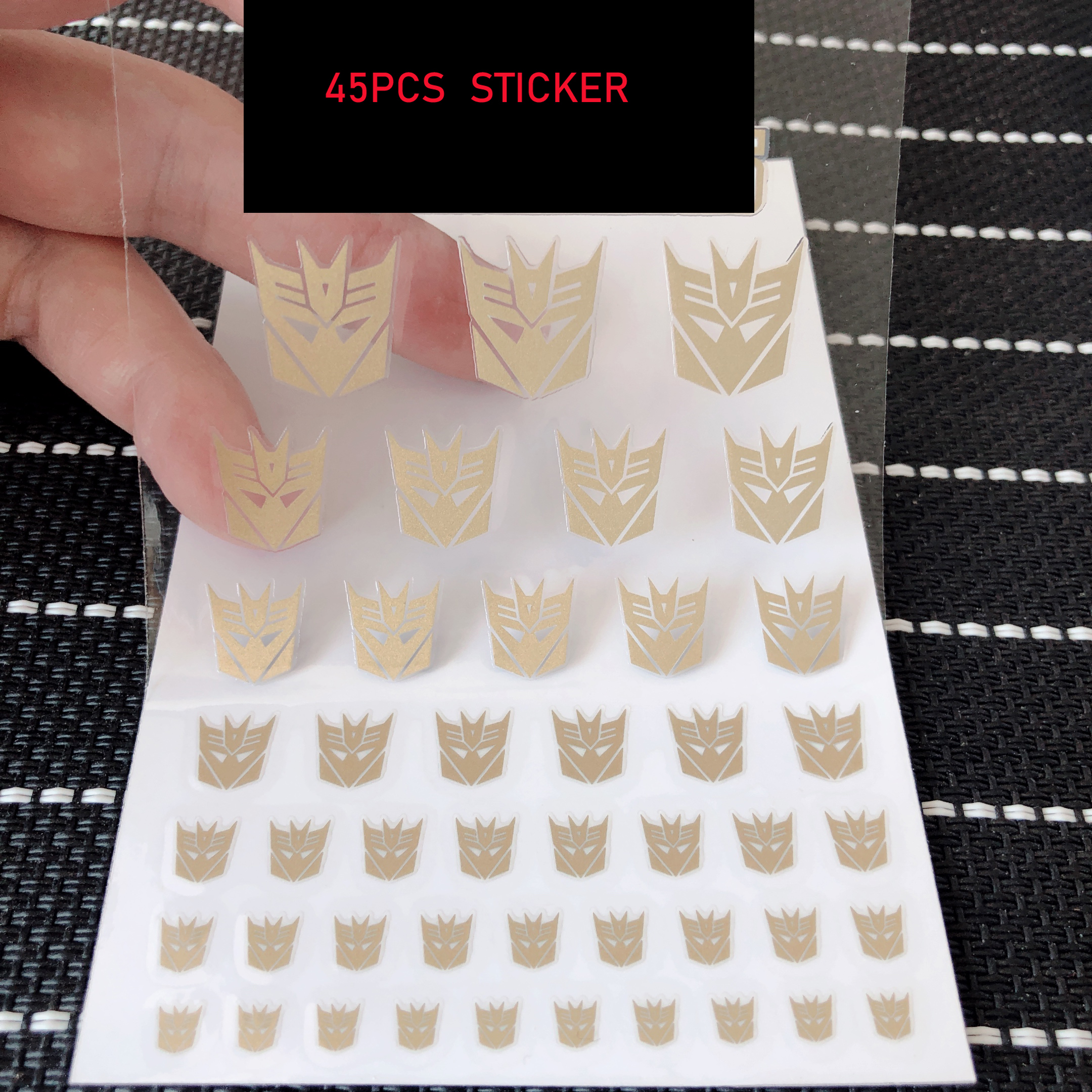 45Pcs Transformatie Robot Speelgoed G1 Sticker Symbool Decal Voor Custom Diy Speelgoed Accessoires Decoratie: 16