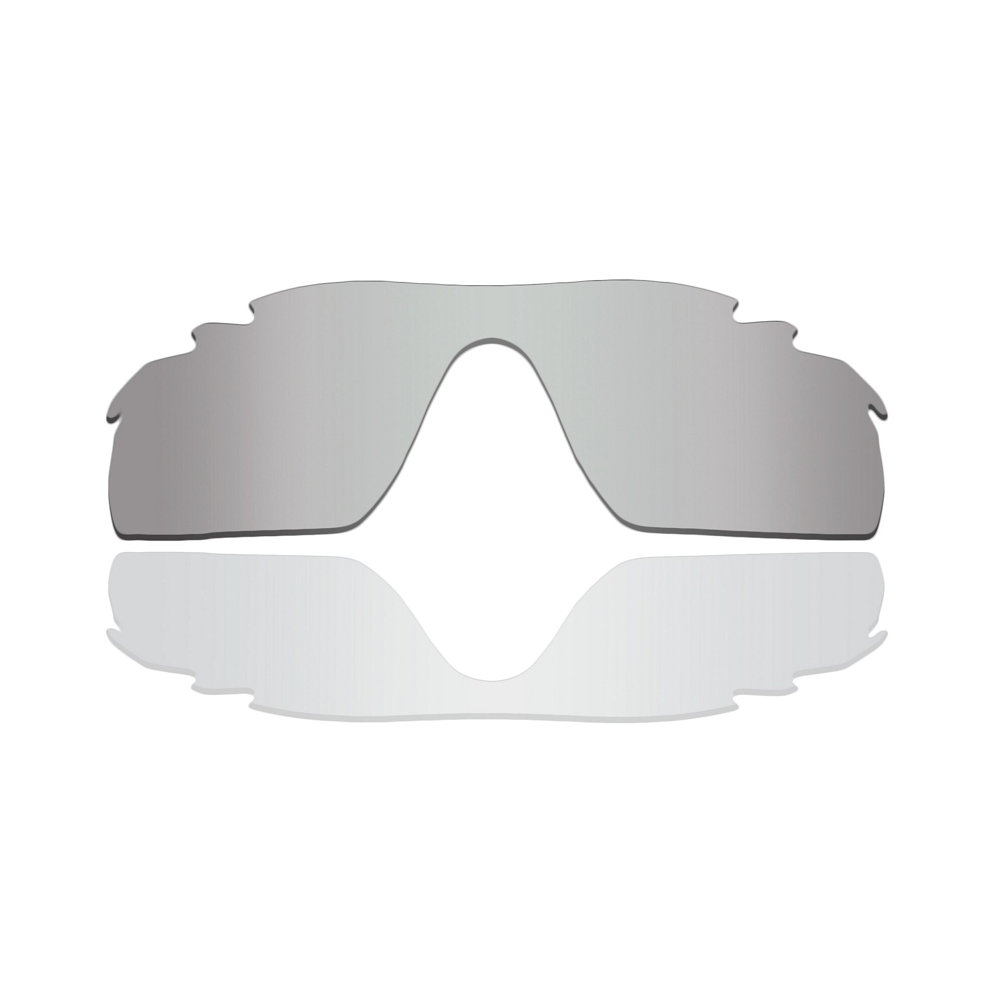 Lentes de repuesto polarizadas para marco ventilado RadarLock Path, muchos colores, antirreflectante, antiarañazos: Silver Mirrored