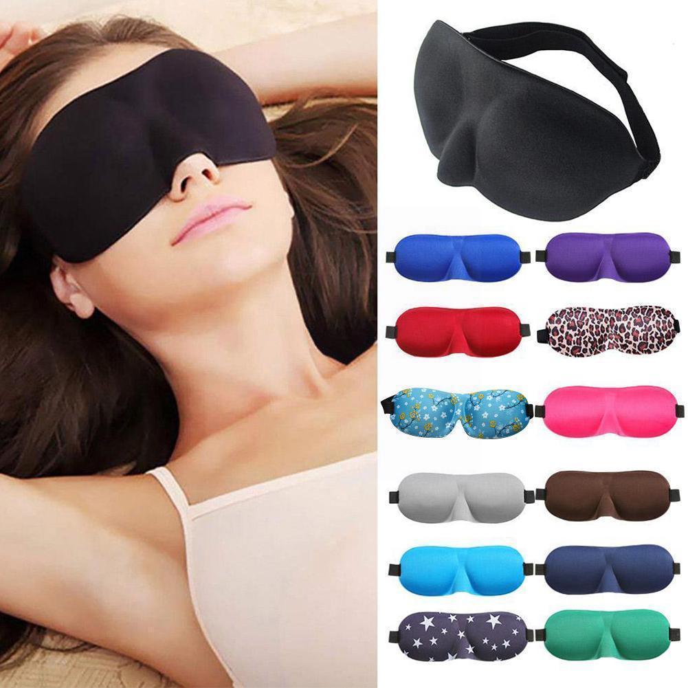 1Pcs 3D Slaapmasker Slaap Masker Natuurlijke Eye Slaapmasker Cover Eye Patches Vrouwen Mannen Zachte Blinddoek Reizen Eyepatch