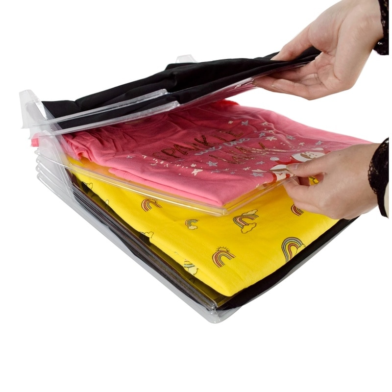 10 Uds. Fast tabla para doblar ropa organización camisa carpeta viaje mochila camiseta documentos hogar armario organizador