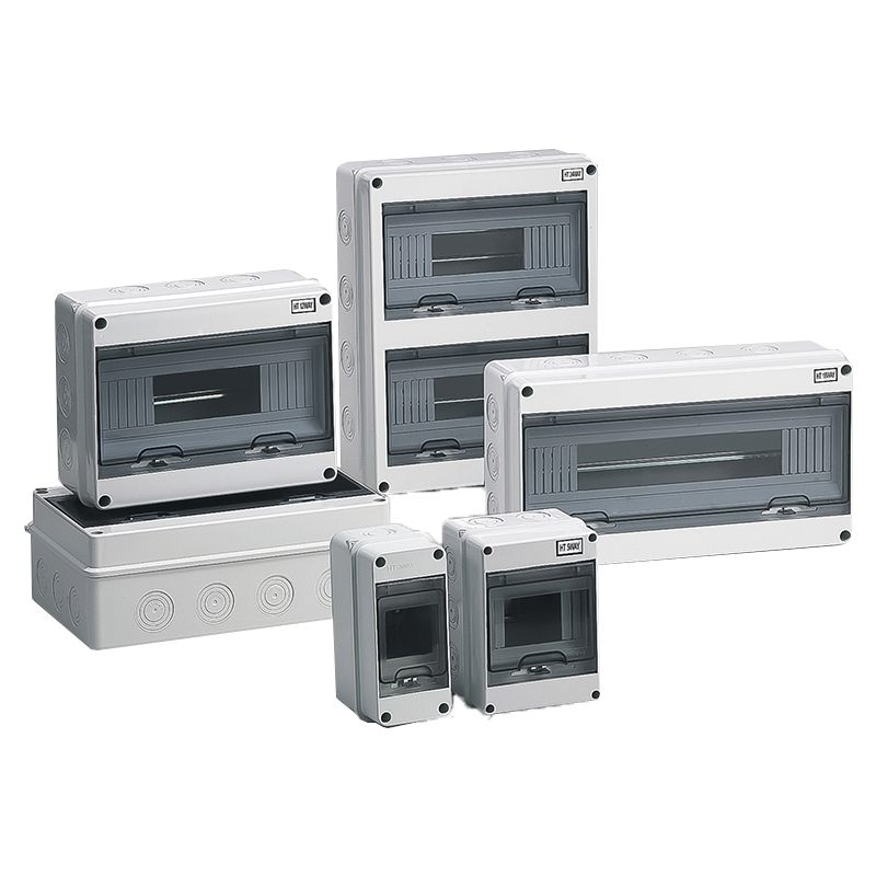 HT Serie Aansluitdoos 2/3/5/8/12/15/18/24WAY PC Plastic Outdoor Elektrische IP65 Waterdichte Verdeelkast schakelkast