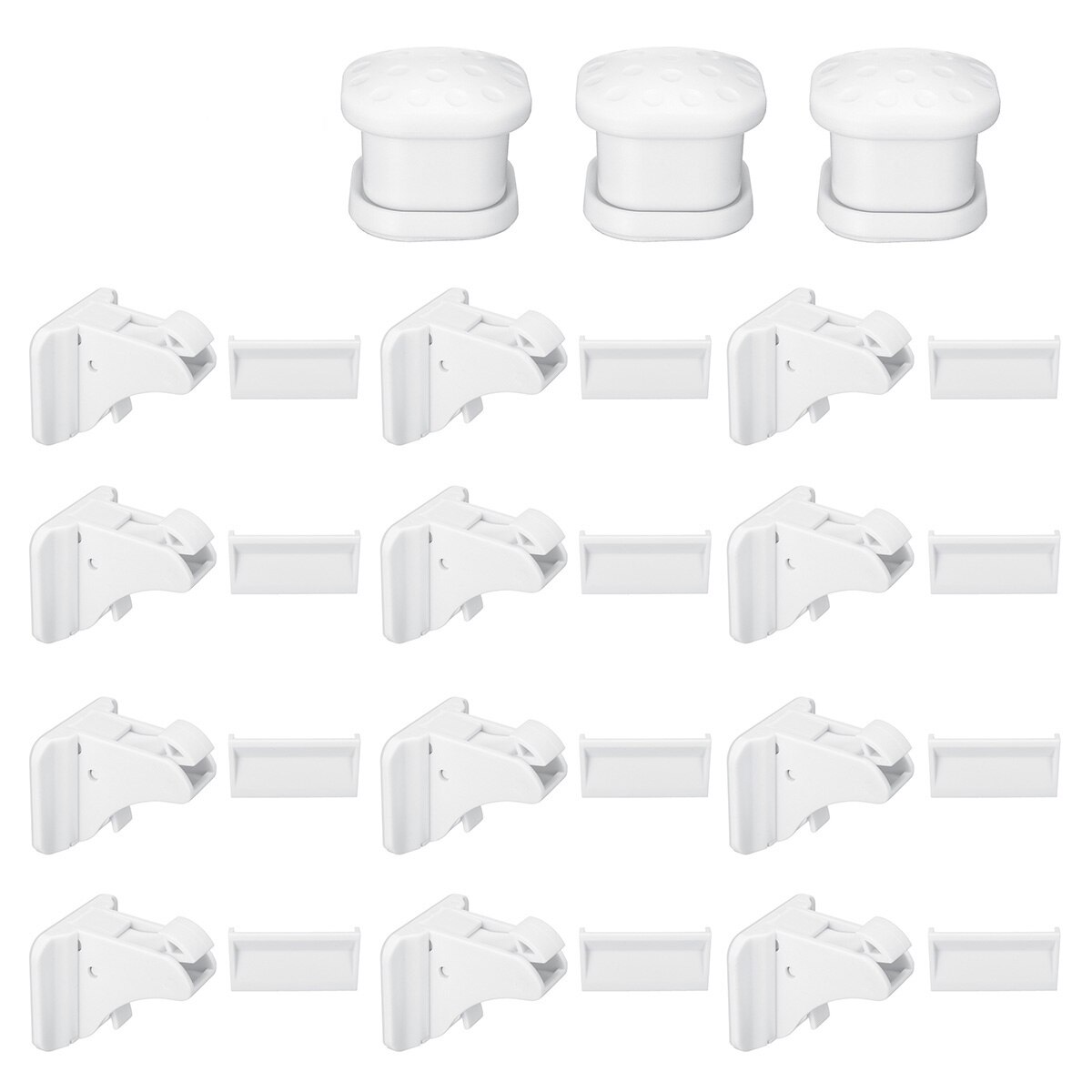 12 + 3 Set Magnetische Kind Lock Kinderen Bescherming Baby Veiligheid Lock Lade Klink Kast Deurslot Limiter Kinderen Beveiliging sloten