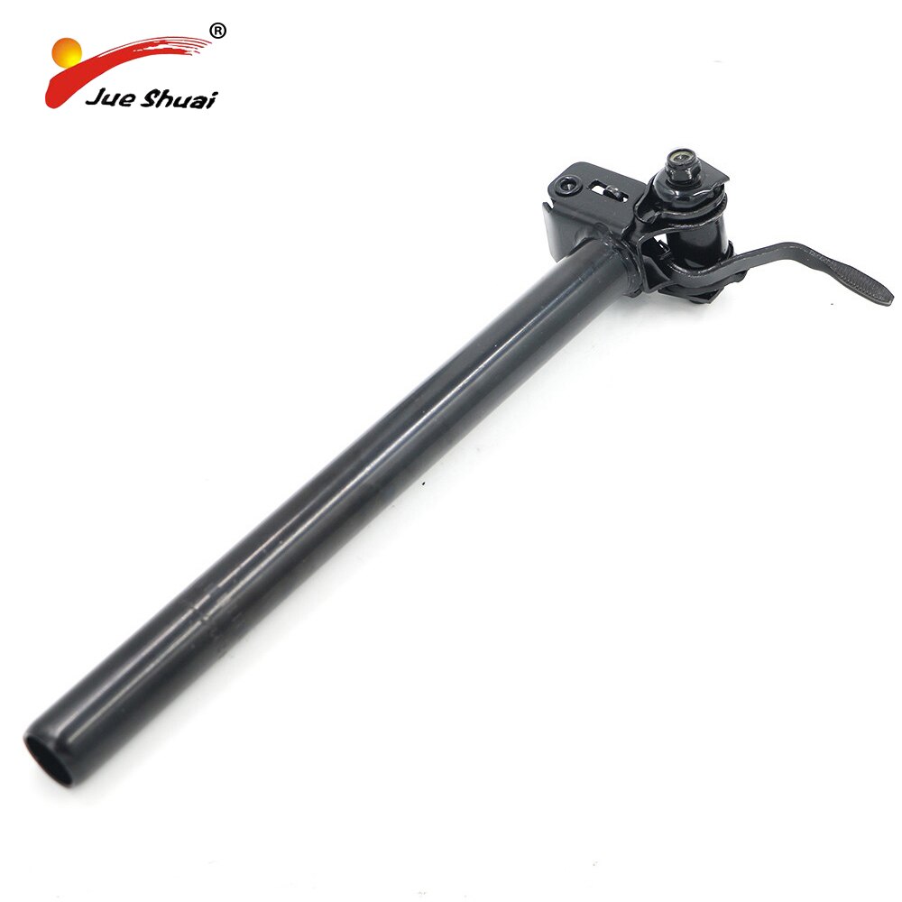 Jue Shuai Adjustable Electric Bike Reversible Seat Post Diameter 25.4 27.2mm Length 200 300 350mm Black Silver seatpost