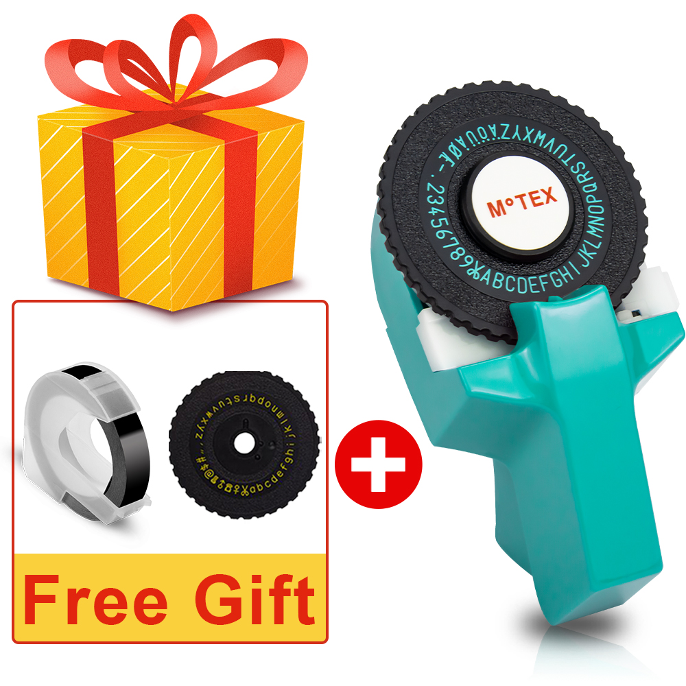 3PK 9mm 3D tłoczenie taśma z etykietami dla Motex E101 drukarka do etykiet dla Dymo E-101 instrukcja maszyna do pisania DIY 3D taśma drukarka etykiet maszyna: Blue Printer-Gifts