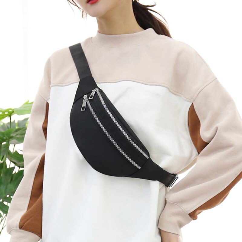 Piterek dla kobiet wodoodporne torby biodrowe moda damska nerka podróżna na ramię torba na klatkę piersiową dla obu płci torba na biodro