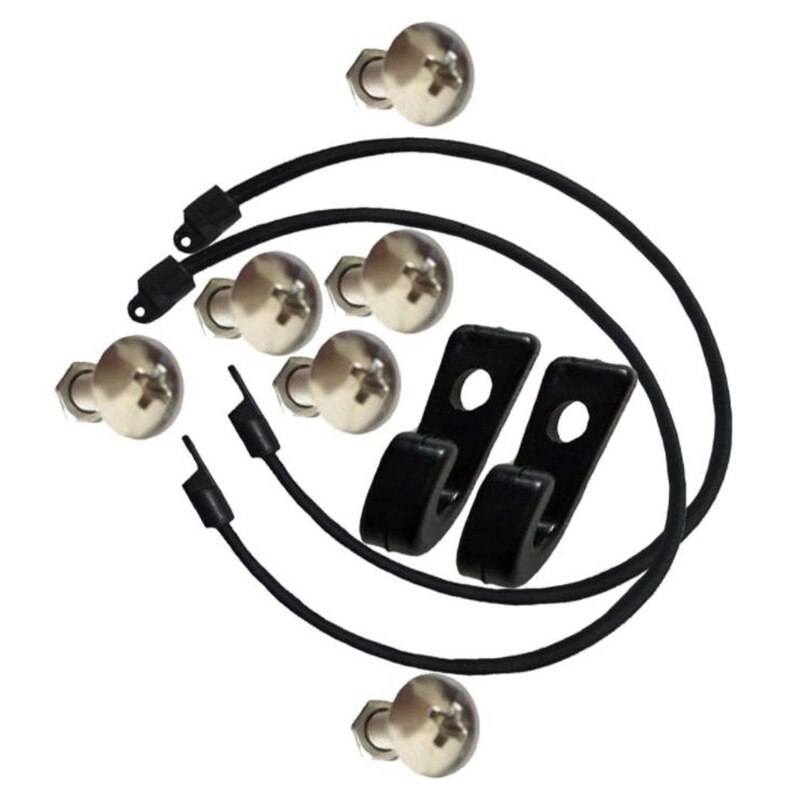 Water Sport Kayak Kano 6 Mm Touw Vaste Gesp Moer Schroef Kajakken Accessoires