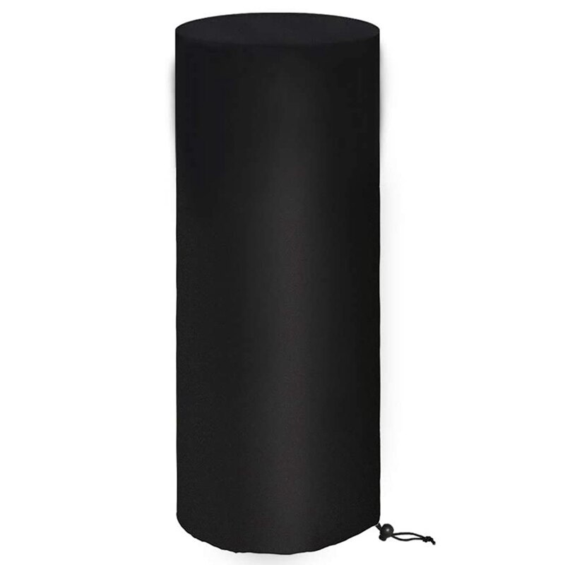 Patio Heater Covers Waterdichte Outdoor Heater Cover 210D Oxford Waterdicht, Winddicht, Bescherming Rond 50X50X120 Cm: Default Title