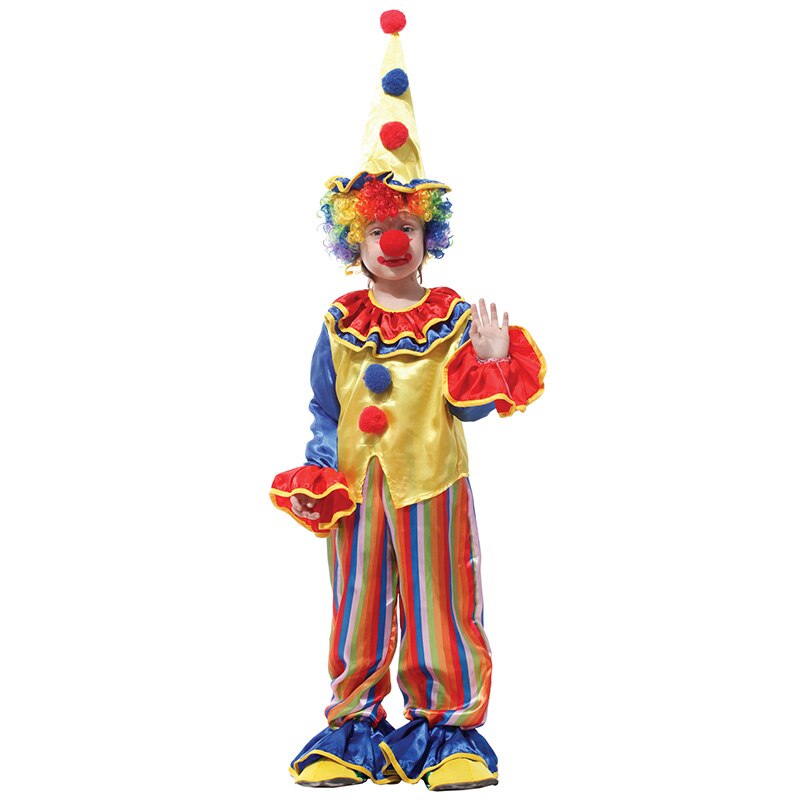 Disfraces de payaso de circo para niños, Halloween, Año , disfraz de fantasía, juegos de rol