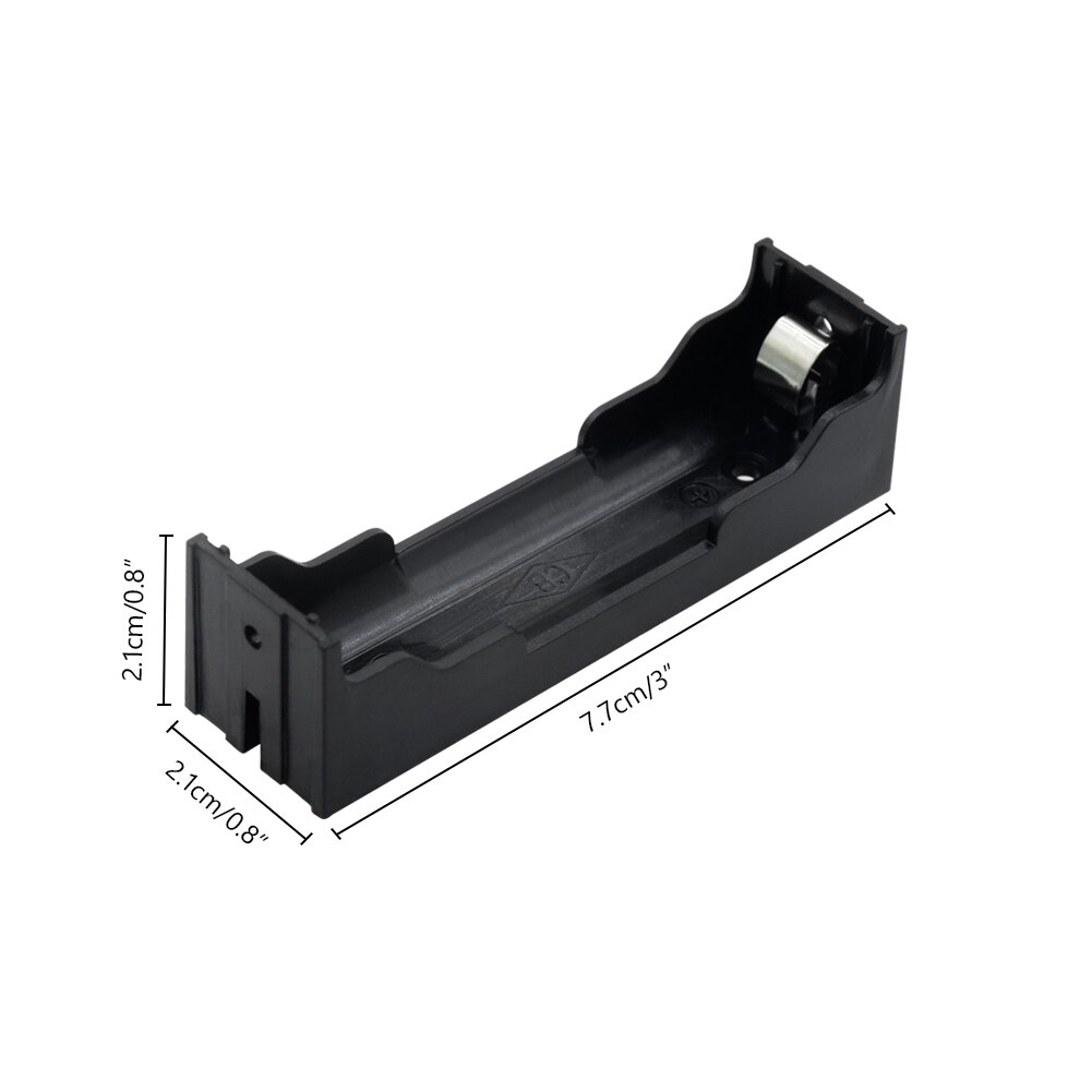 18650 Batterij Clip Opslag Geval Houder Container Met Hard Pins Voor 1/2/3/4x18650 batterijen 1X 2X 3X 4X Slots Plastic Case