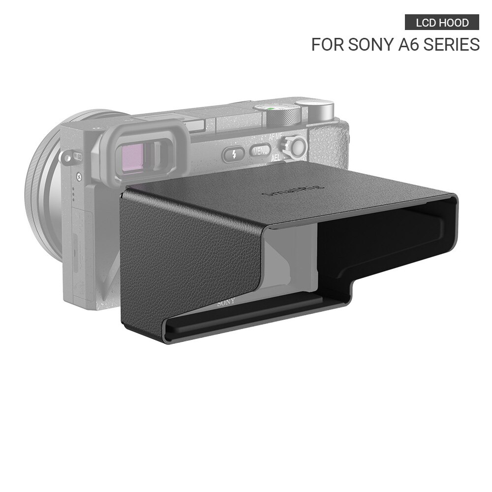 Smallrig  a6400- kamera-lcd-sonnenblende für sony  a6000 / a6100 / a6400 / a6500 / a6600- kamera-sonnenschutz, leichte sonnenblende 2823