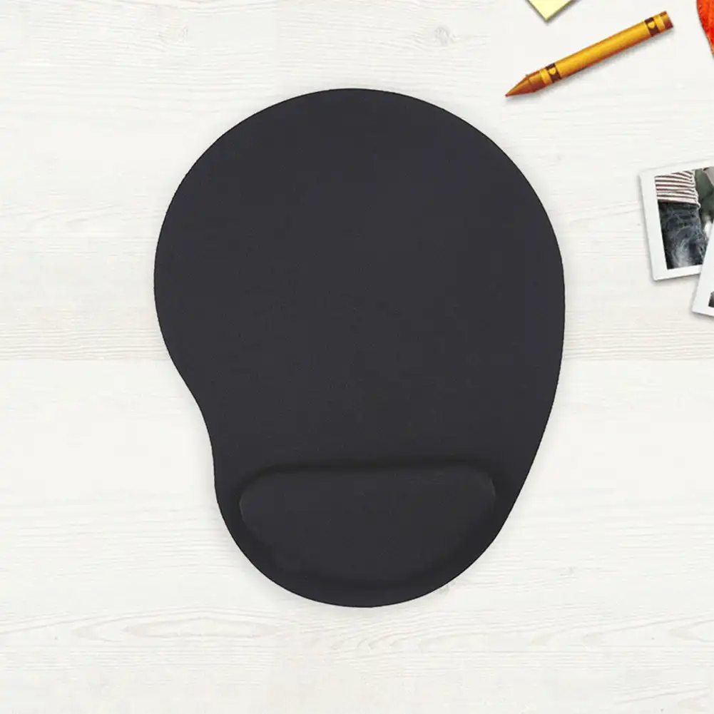 Computerspel Muismat Milieu Eva Ergonomische Muismat Polskussen Effen Kleur Comfortabele Muismatten Voor Kantooraccessoires: Bruin