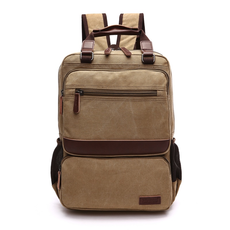 Men Laptop Backpacks Travel Backpack Multifunction Business Bag Anti Theft Canvas Male School Backpack